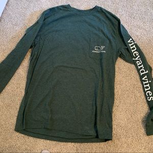 Green Heather Long Sleeve T-shirt